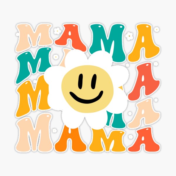 Cool Moms Club Groovy Mama Hippie Mother Day Best Mom Ever | Sticker