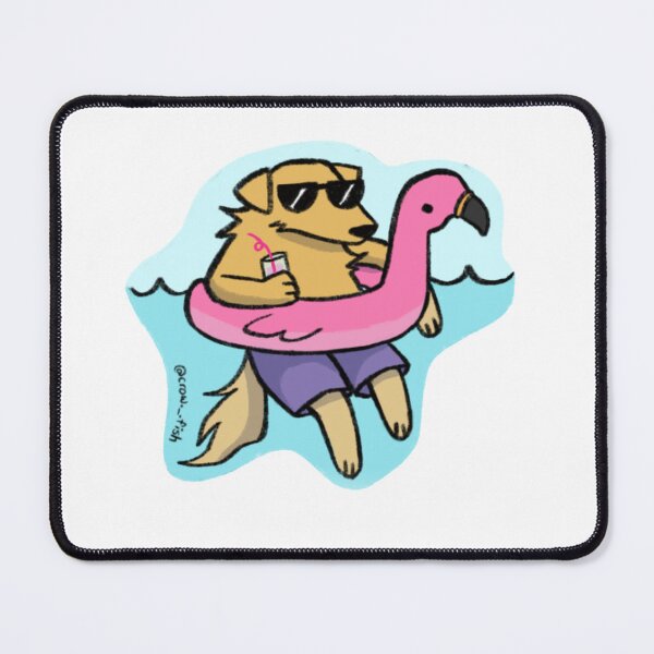 pool dog Mouse Pad
