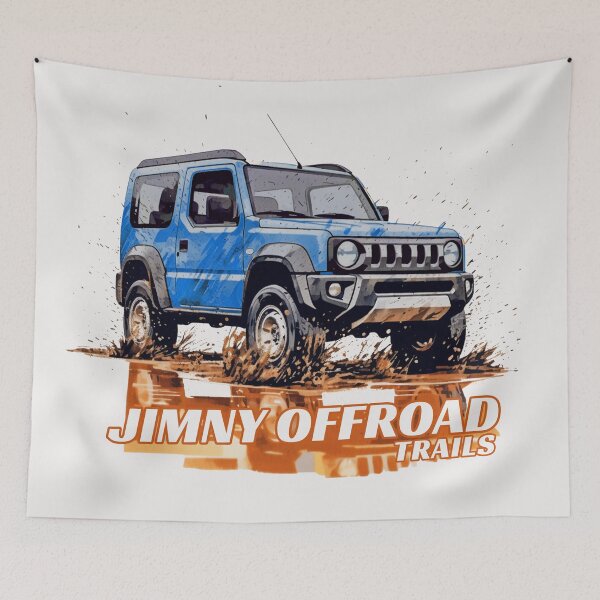 Item preview, Brisk Blue Jimny Offroad Trails designed and sold by stoicjimny.