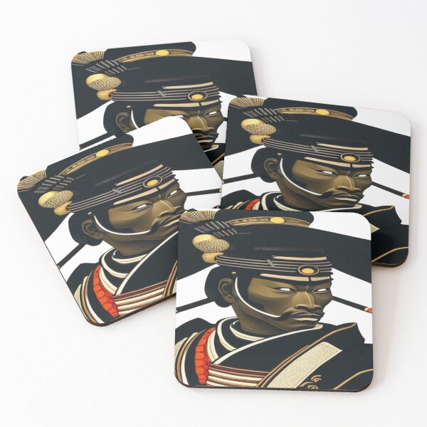 Item preview, Black African Samurai - A Ukiyo e inspired Artwork designed and sold by victorbrunhs.