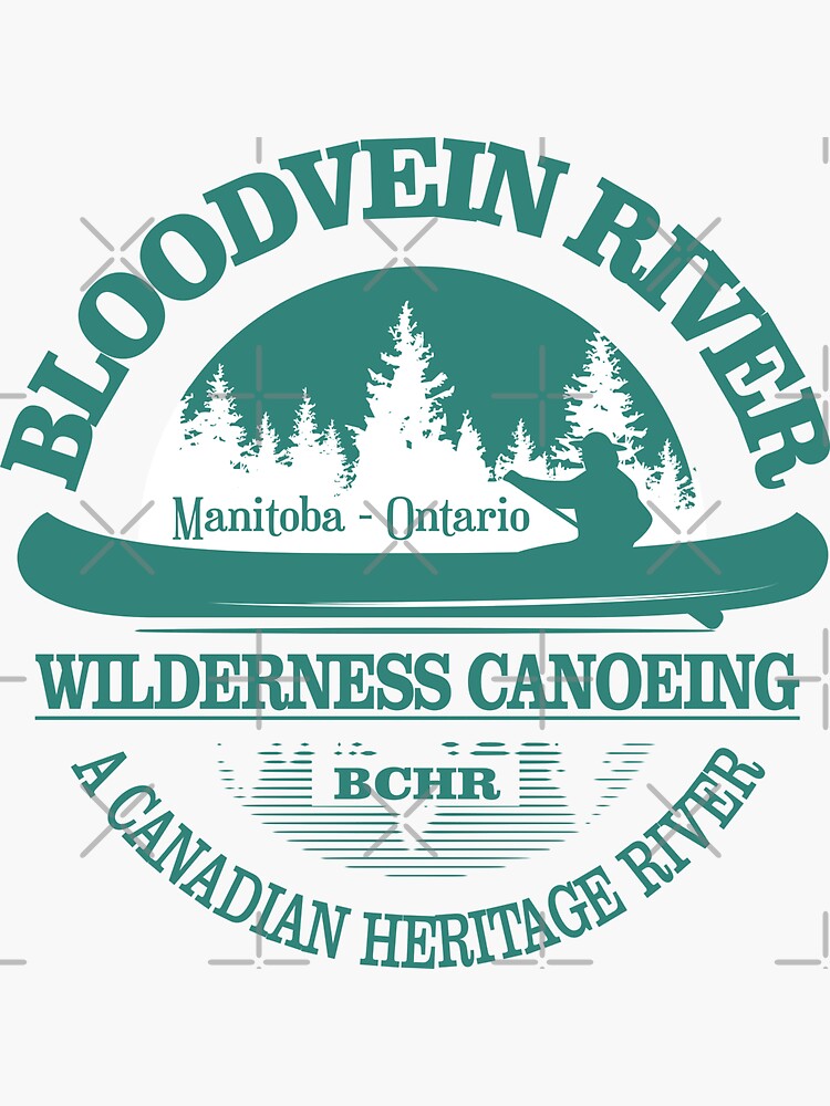 "Bloodvein River (CT)" Sticker for Sale by Redbubble