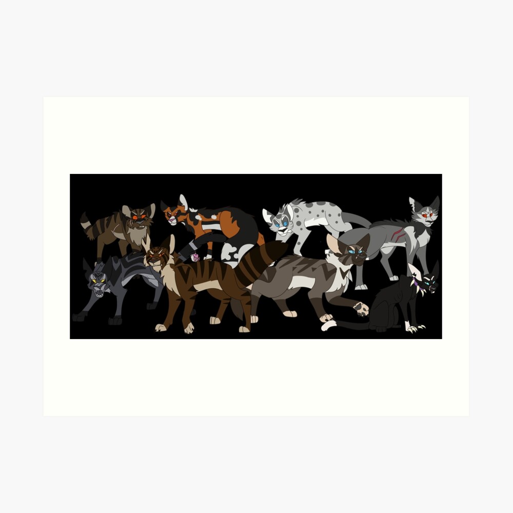 Warrior Cat Villains Set One Sticker for Sale by cxtdog