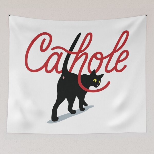 Item preview, cathole designed and sold by trickunicorn.