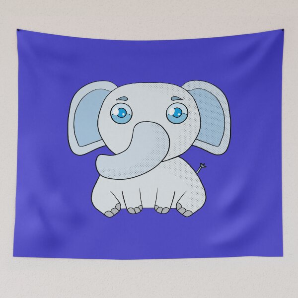 Item preview, Blue elephant designed and sold by shopdiego.
