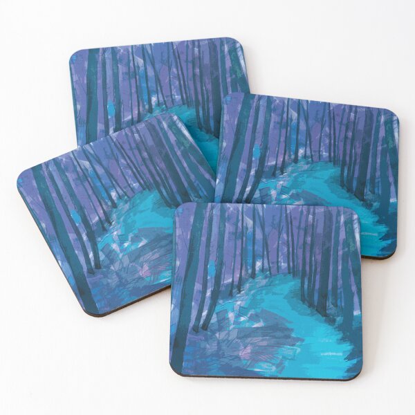 Item preview, Turquoise Path Purple Forest designed and sold by Alexandria Levin.