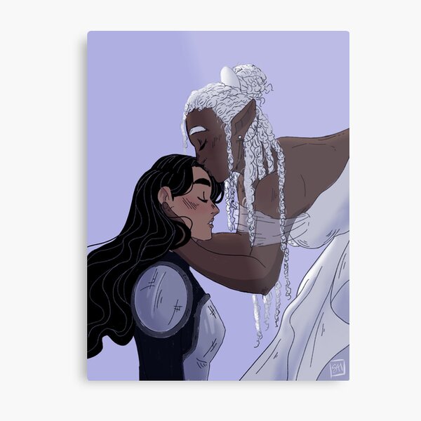 the moon's blessing Metal Print