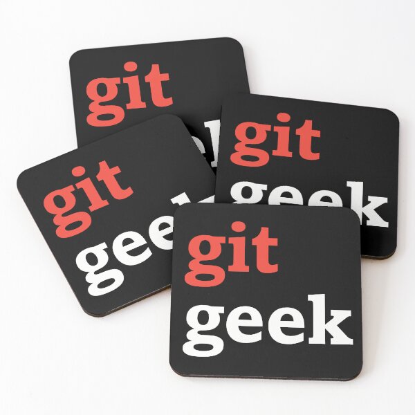 Item preview, git geek (dark background) designed and sold by Jeeb-Arts.