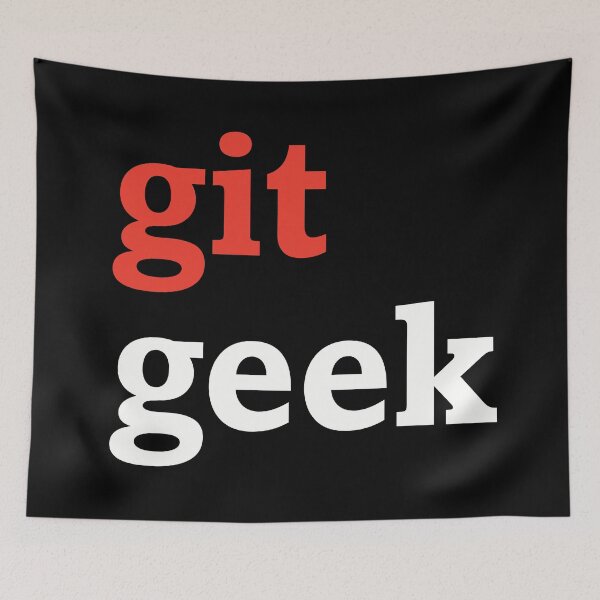 Item preview, git geek (dark background) designed and sold by Jeeb-Arts.