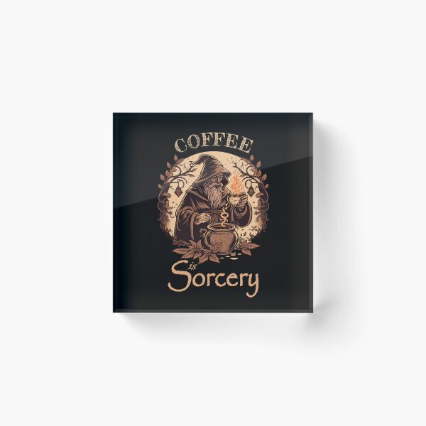 Item preview, Coffee is Sorcery designed and sold by obux.