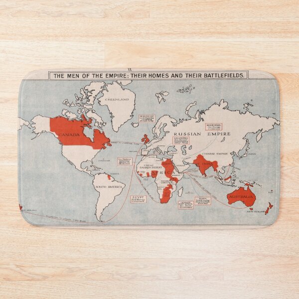 Item preview, Vintage British Empire at War Map (1916) Old Colonial England Battlefields Atlas designed and sold by BravuraMedia.