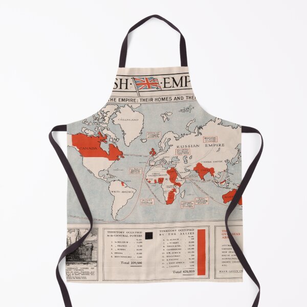 Item preview, Vintage British Empire at War Map (1916) Old Colonial England Battlefields Atlas designed and sold by BravuraMedia.