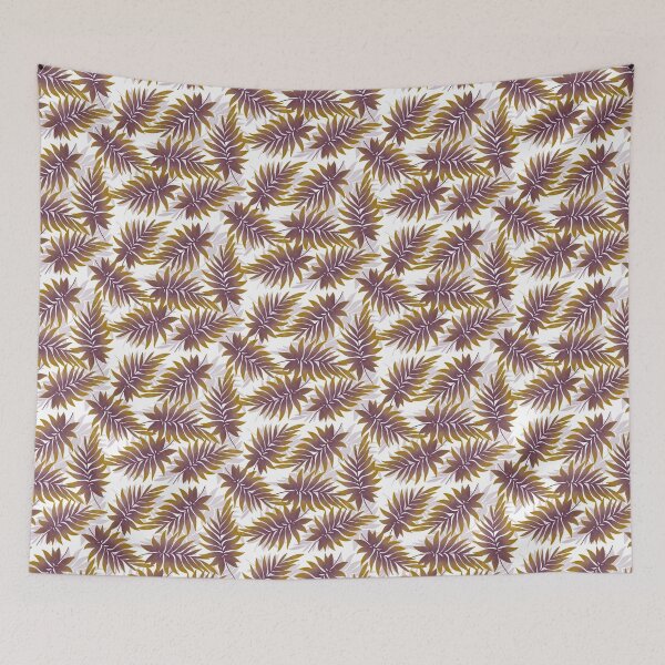 Item preview, Tropical Fern Leaves (Large) - Yellow designed and sold by JaselviiStudio.