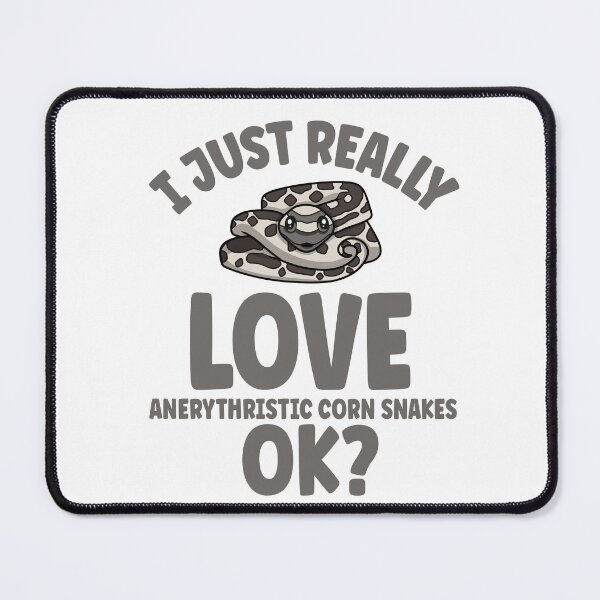 Item preview, I Just Really Love Anerythristic Corn Snakes OK designed and sold by eternallygifted.