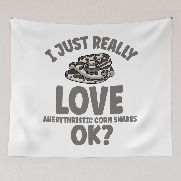 Item preview, I Just Really Love Anerythristic Corn Snakes OK designed and sold by eternallygifted.