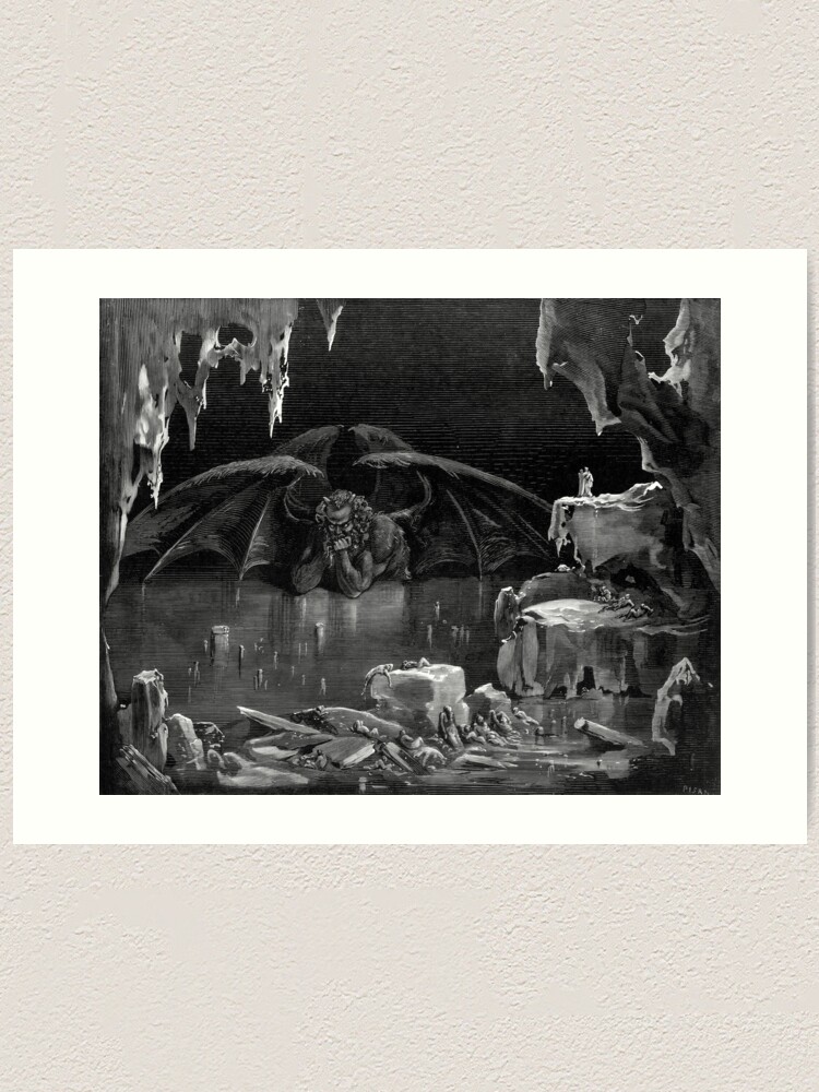 Dantes Inferno Art Board Print for Sale by Mengarda