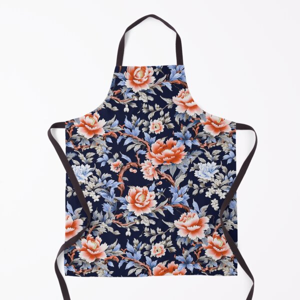 Item preview, Peonies on Blue designed and sold by Immarcescible.