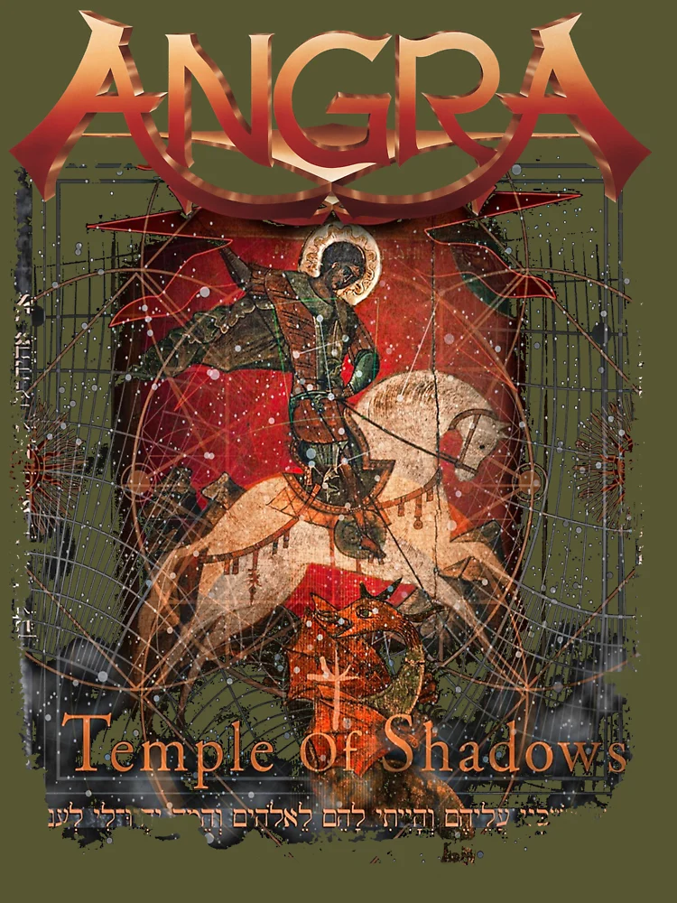 Angra Band T Shirt Men Small Adult Black Temple of Shadows