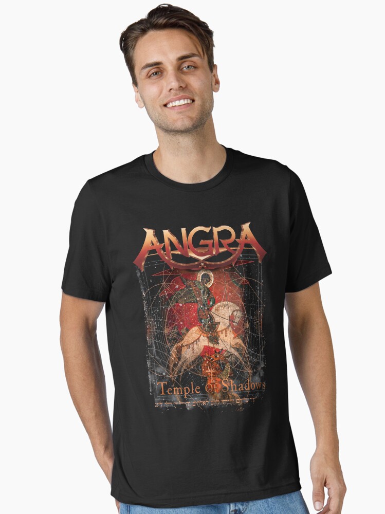 Angra Temple of Shadows T-Shirt Short Sleeve Cotton Black