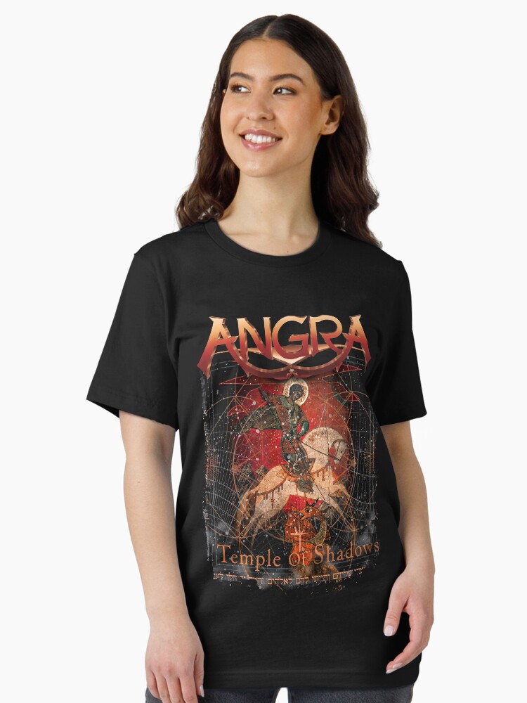Angra Temple of Shadows T-Shirt Short Sleeve Cotton Black