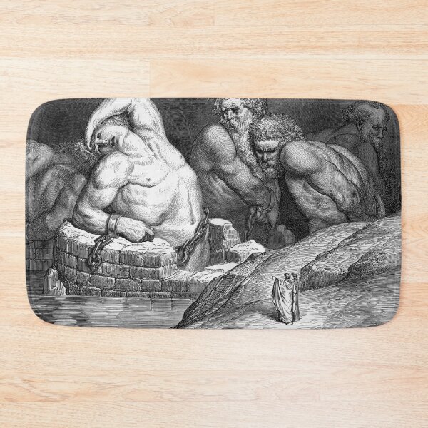 Item preview, The Titans and Giants in Hell - Dante's Inferno -Gustave Dore designed and sold by forgottenbeauty.