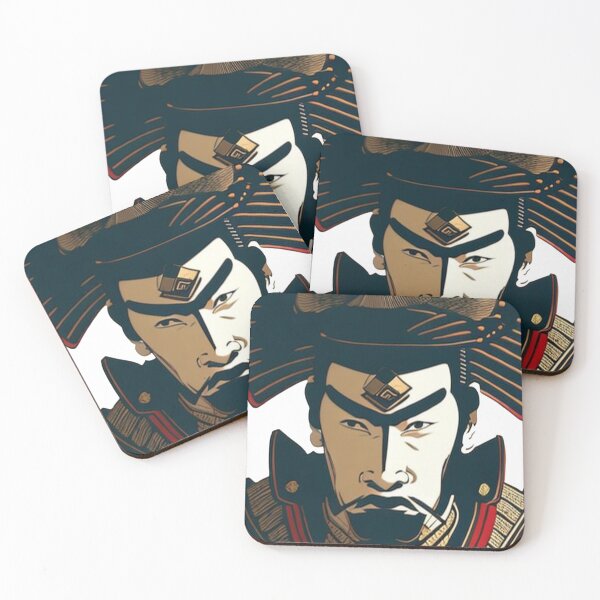Item preview, Fierce Samurai: An Ukiyo-e Inspired Artwork designed and sold by victorbrunhs.