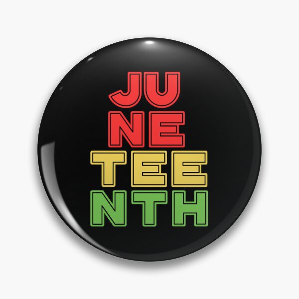 Item preview, The classic Juneteenth inscription maintained in the colors of red, yellow and green. Freedom Celebration. designed and sold by Erry-ewell.