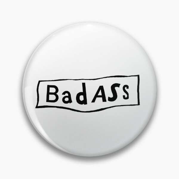 Item preview, badass - white background designed and sold by MentaLee.