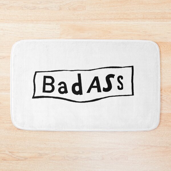 Item preview, badass - white background designed and sold by MentaLee.