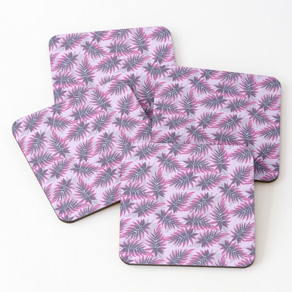 Item preview, Tropical Fern Leaves (Large) - LightPurple designed and sold by JaselviiStudio.