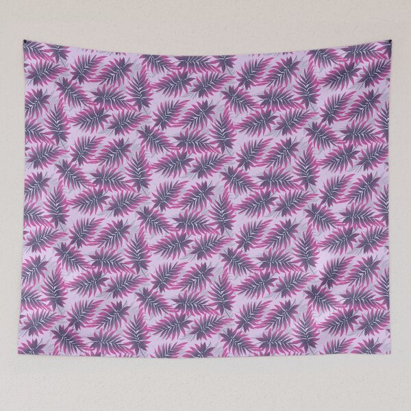 Item preview, Tropical Fern Leaves (Large) - LightPurple designed and sold by JaselviiStudio.
