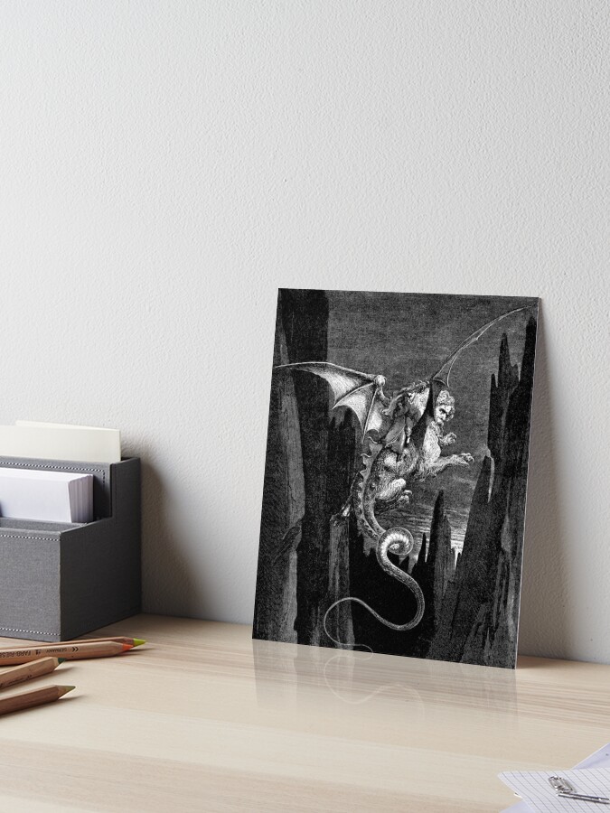 The Mouth of Hell Gustave Dore Print Wall Art Dante Wall 