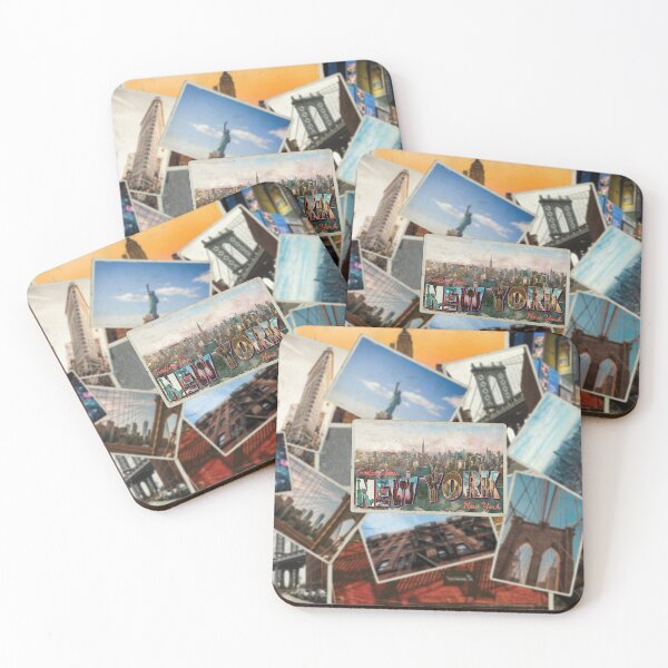 Item preview, Greetings from New York City in New York vintage style retro souvenir designed and sold by DeveloperProp0.