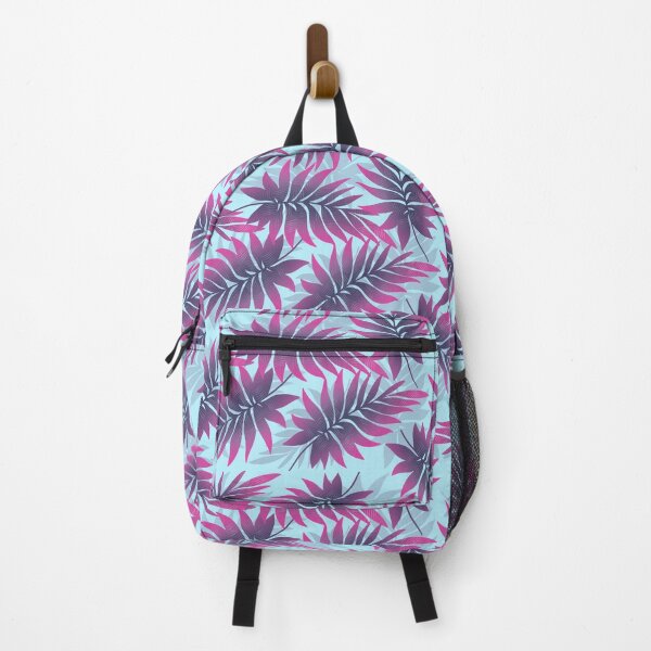 Item preview, Tropical Fern Leaves (Large) - LightBlue designed and sold by JaselviiStudio.