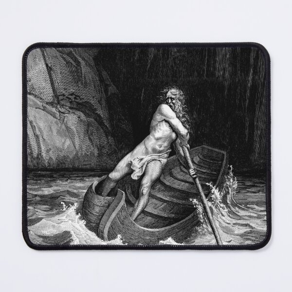 Item preview, Charon crosses the river Acheron - Gustave Dore designed and sold by forgottenbeauty.