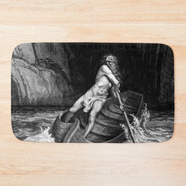 Item preview, Charon crosses the river Acheron - Gustave Dore designed and sold by forgottenbeauty.
