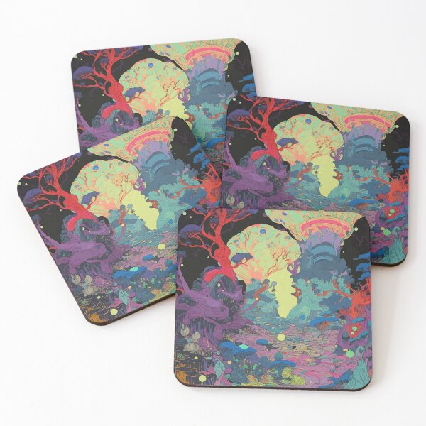 Item preview, Trippy Nature Acid Poster designed and sold by talisman88.
