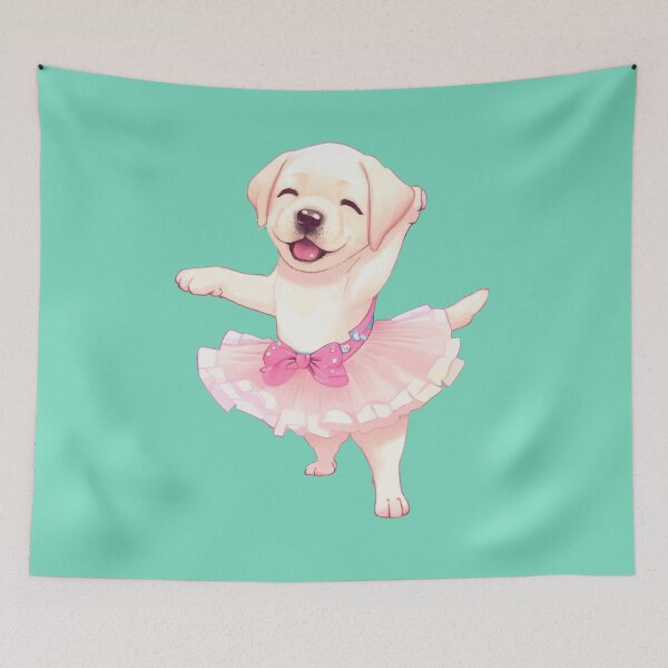 Item preview, Princess Puppy with Pink Dress designed and sold by OgaJames.