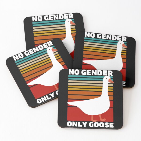 Item preview, No Gender Only Goose. LGBTQ Pride designed and sold by Subtle Pride Shop.