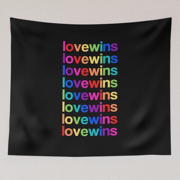 Item preview, Love Wins LGBT. LGBTQ Pride designed and sold by Subtle Pride Shop.