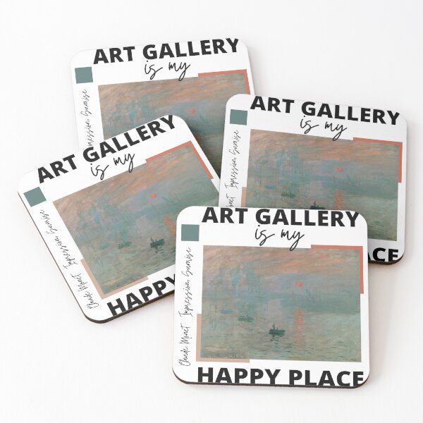 Item preview, Claude Monet Impression Sunrise  Art gallery is my happy place designed and sold by lesvalises.