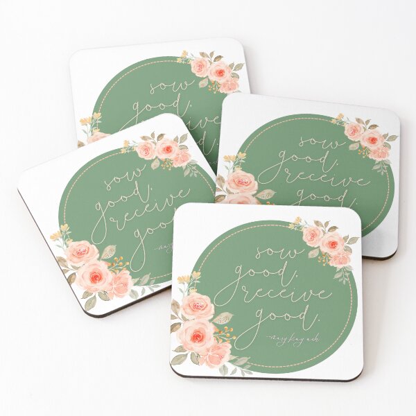 Item preview, Sow good, receive good inspirational logo designed and sold by ringandsing.