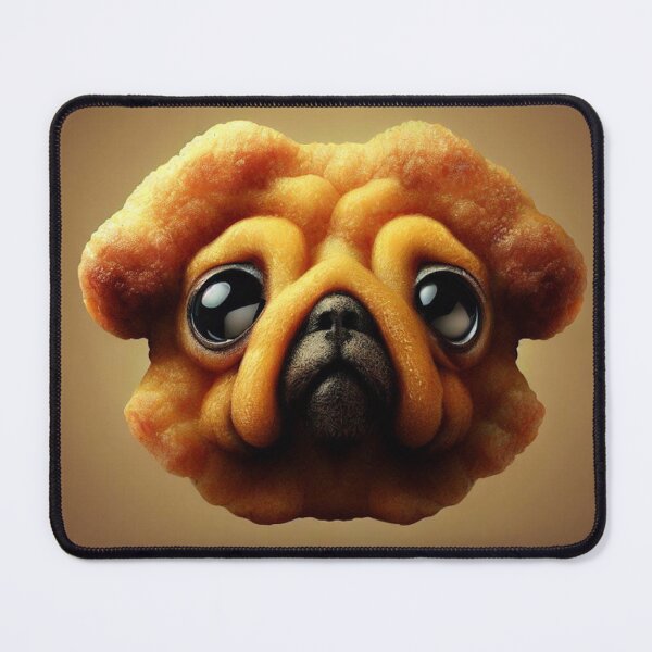 Item preview, Chicken Nugget Pug Cute Dog Face Digital Art designed and sold by Jimbooo95.