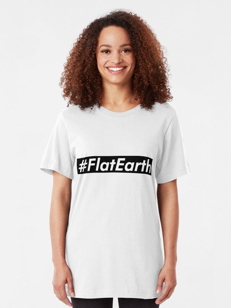 flat earth supreme shirt