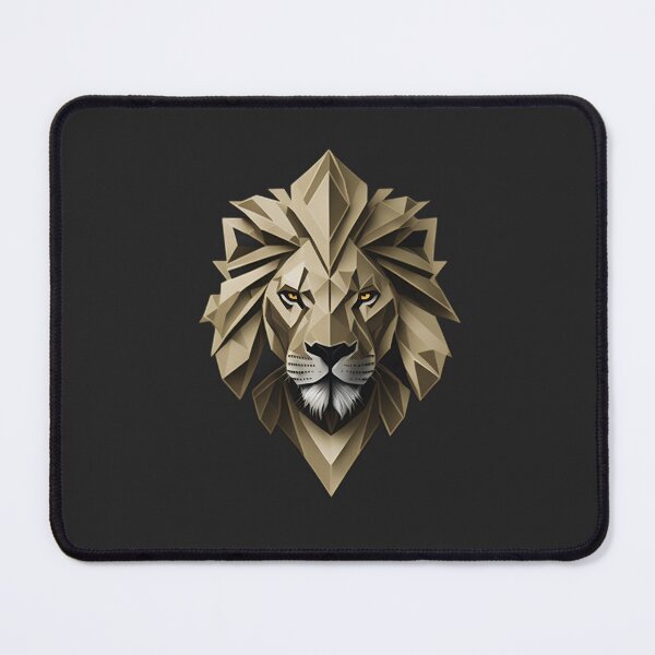Item preview, Lion geometric emblem designed and sold by Dr-Kane.