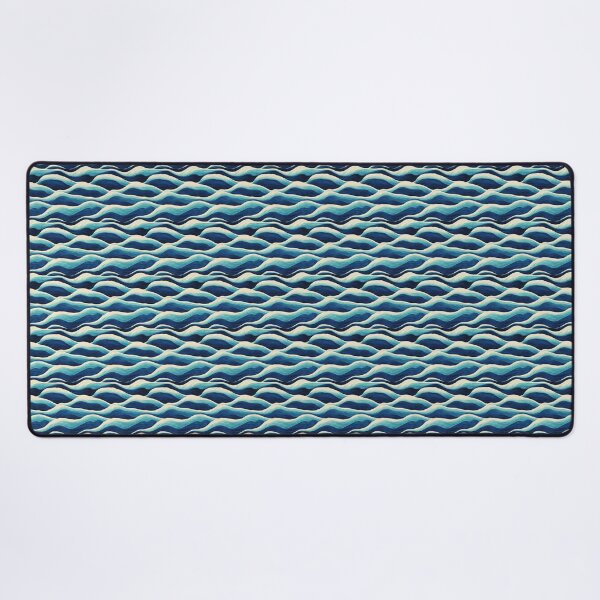Item preview, Wave Tile Pattern designed and sold by AlexsAICustoms.