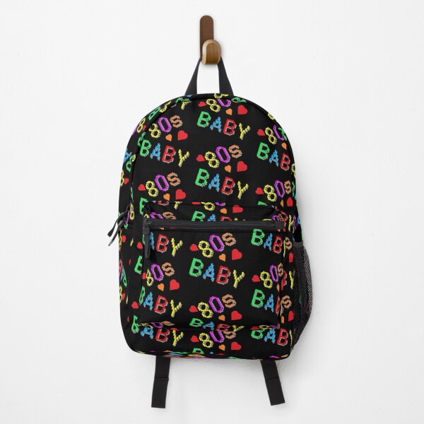 Item preview, 80s Baby. Fun Retro Design with Hearts. (Black Background) designed and sold by ArtByLM.