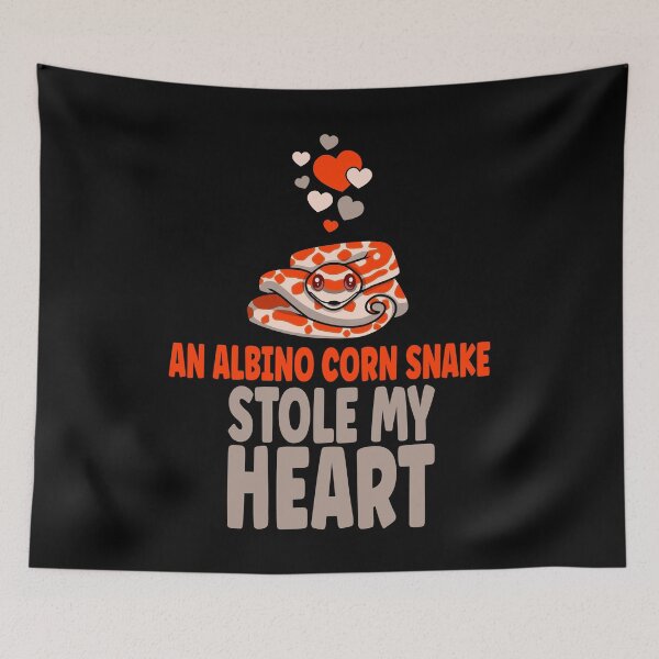 Item preview, An Albino Corn Snake Stole My Heart designed and sold by eternallygifted.