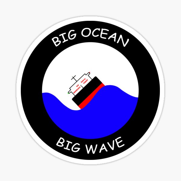 Item preview, Big Ocean, Big Waves designed and sold by IMMOslopchest.