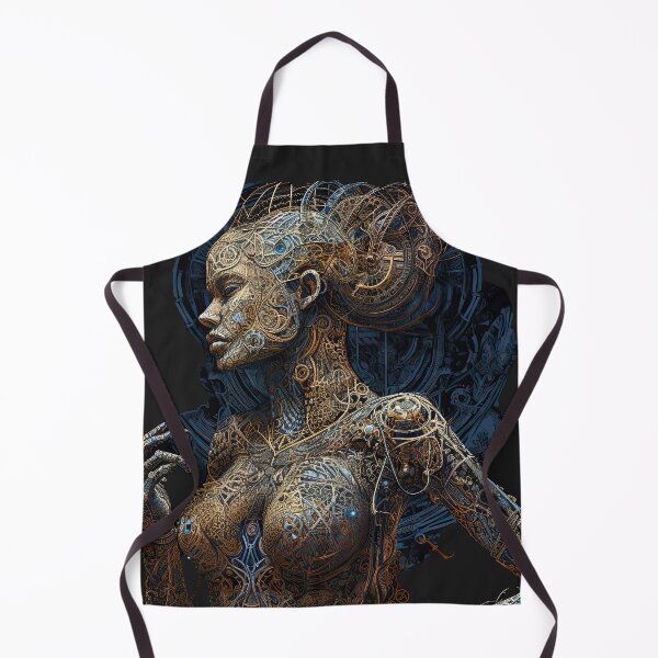 Item preview,  cyborg queen(no background)-rosie the riveter-rosy the riveter-robo lady designed and sold by Hermossa-Art.