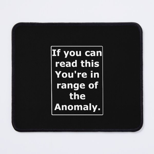 Item preview, Anomaly Warning designed and sold by Trash-Goon.